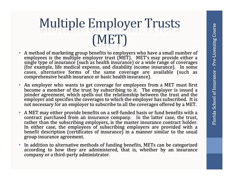 multiple employer trust definition.